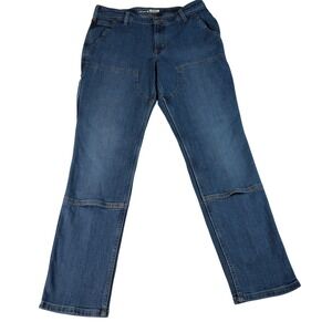 Carhartt Womens Double Knee Utility‎ Jeans Size 10 Relaxed Fit Workwear Denim